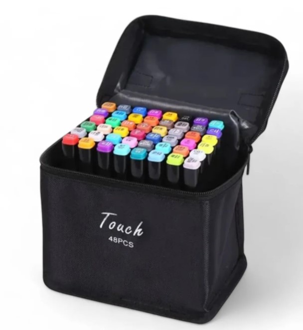 Marcadores Touch Hand Twin Maker - 48 piezas