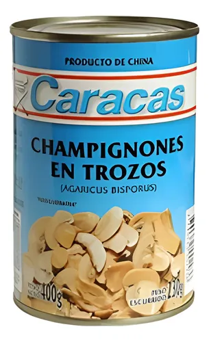 Champiñones en trozo x 400g CARACAS