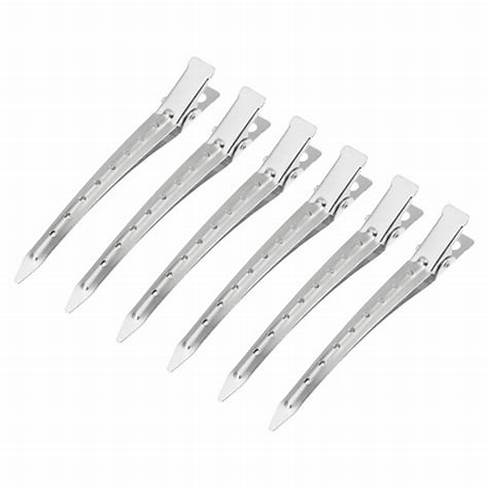 hair clip pinzas metal x 12 eloise