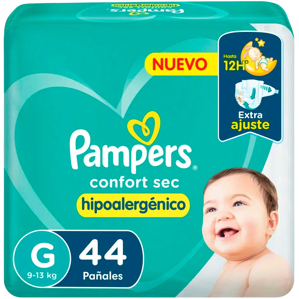 Pañal baby G 44u confort sec Pampers