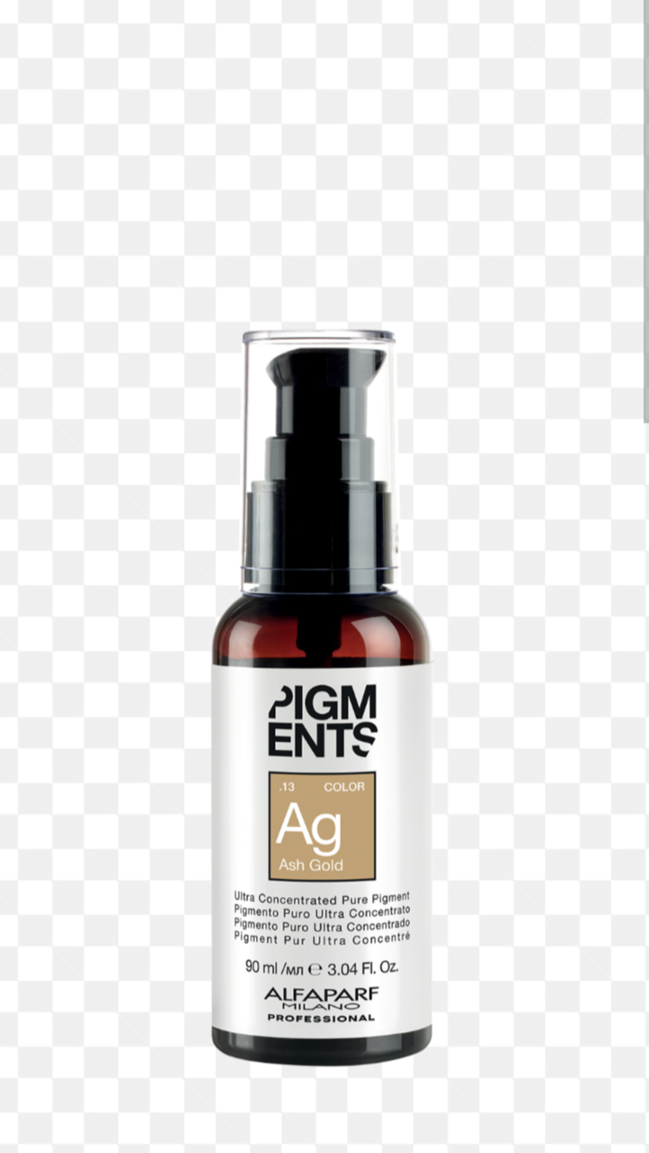 Pigments color ash gold