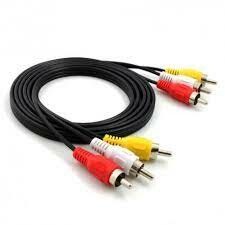 CABLE AUDIO Y VIDEO 3RCA/3RCA 1.5M