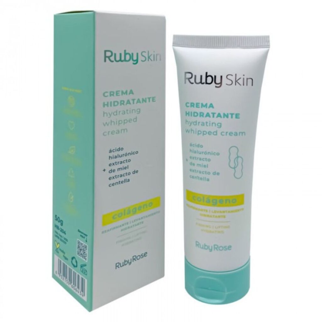 Crema Hidratante Con Acido Hialuronico Ruby Rose 50g