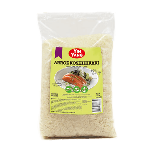 ARROZ KOSHIHIKARI  X 1 KG YING YANG