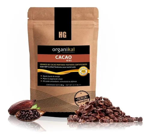 ORGANIKAL CACAO NIBS X 50 GR