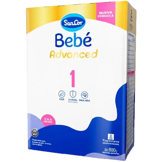 Leche formula en polvo 800g 1 advanced Sancor