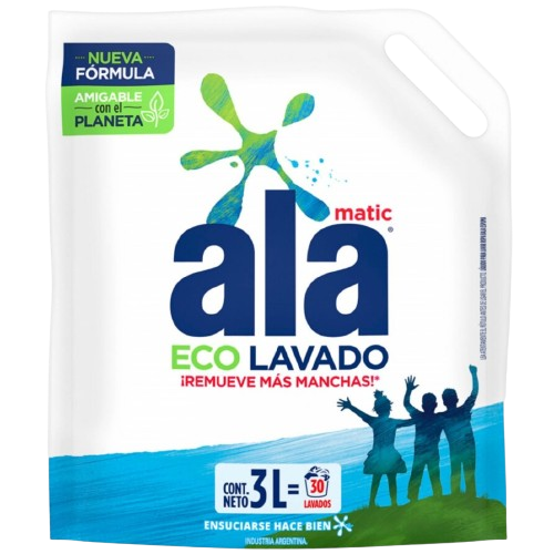 Jabon liq p/ ropa 3L DP matic eco lavado Ala (4)