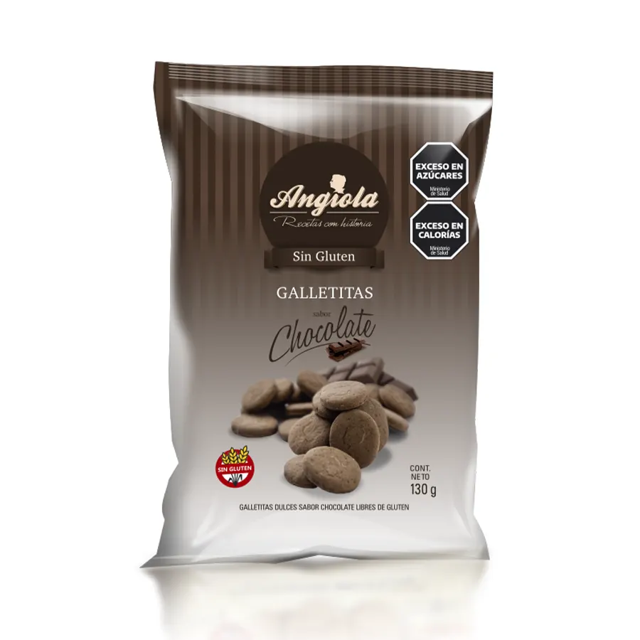 GALLETAS DE CHOCLATE X 130 GR ANGIOLA