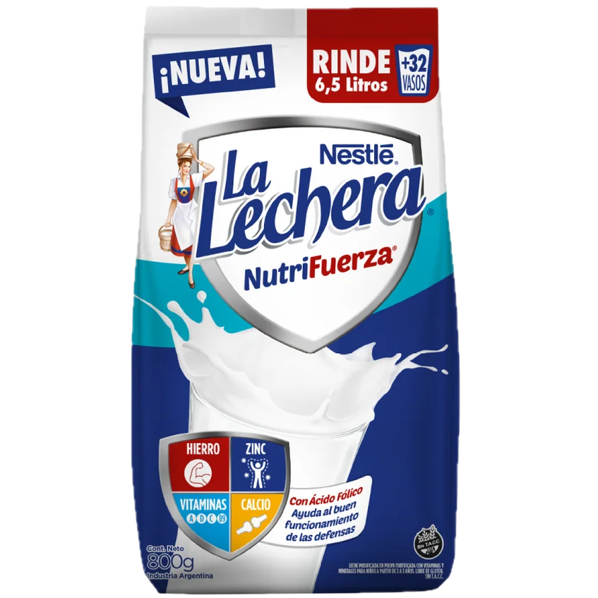 Leche modificada en polvo 800g nutrifuerza La Lechera (12)