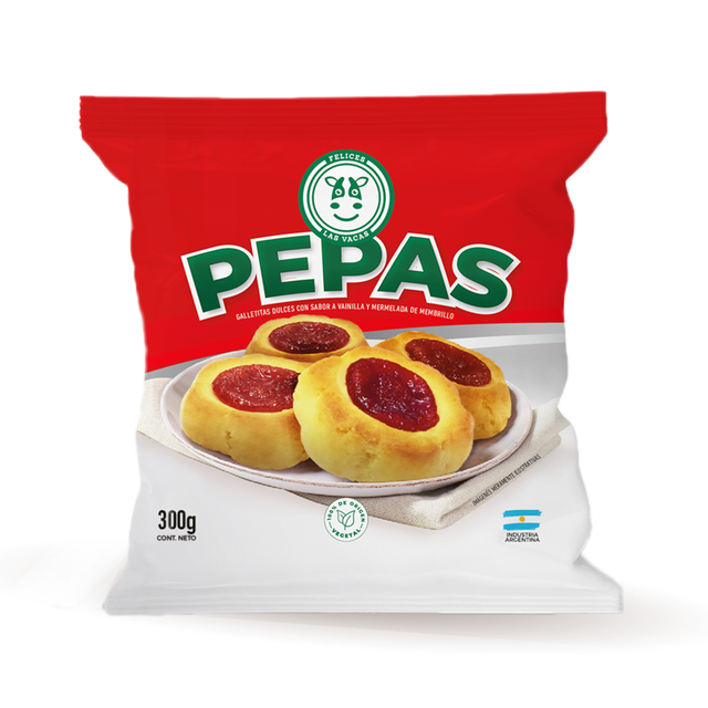 PEPAS DE MEMBRILLO X 300G FELICES LAS VACAS