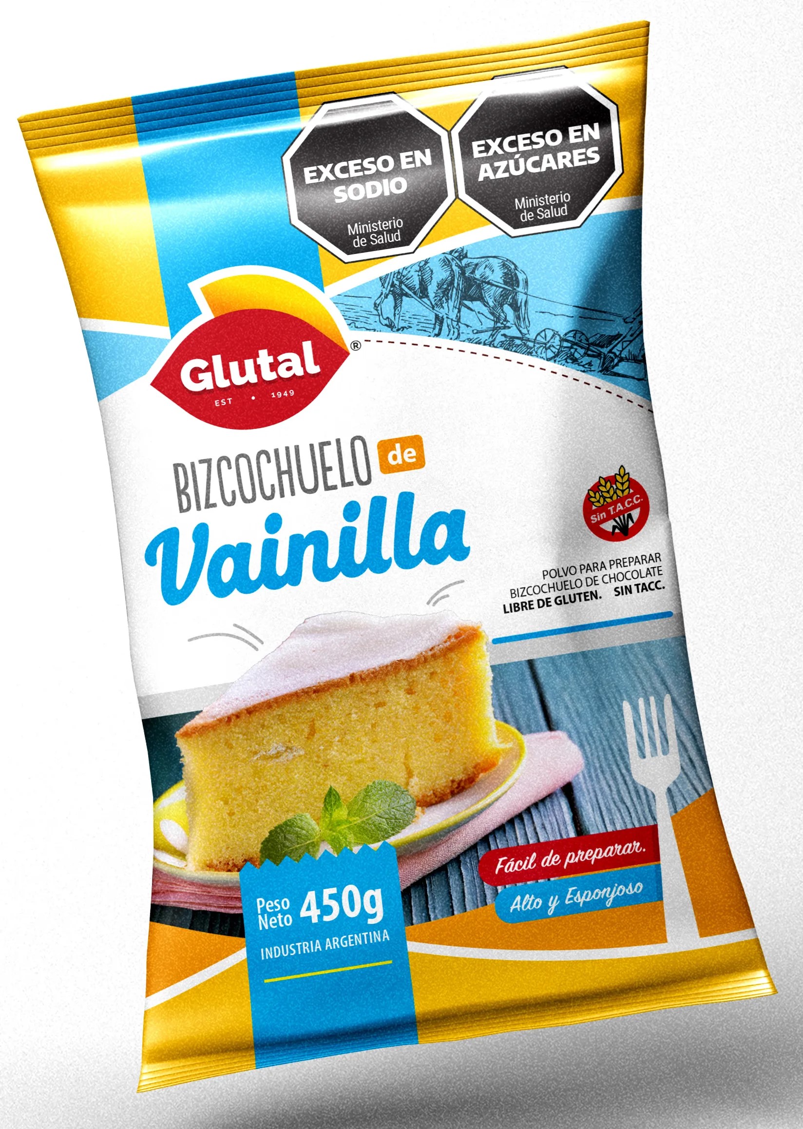 PREMEZCLA BIZ. VAINILLA x 400g GLUTAL