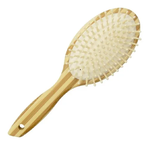 Cepillo De Pelo Paleta Madera De Bamboo C1143