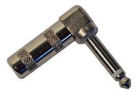 PM90M-CONECTOR PLUG 6,3 MONO 90 GRADOS