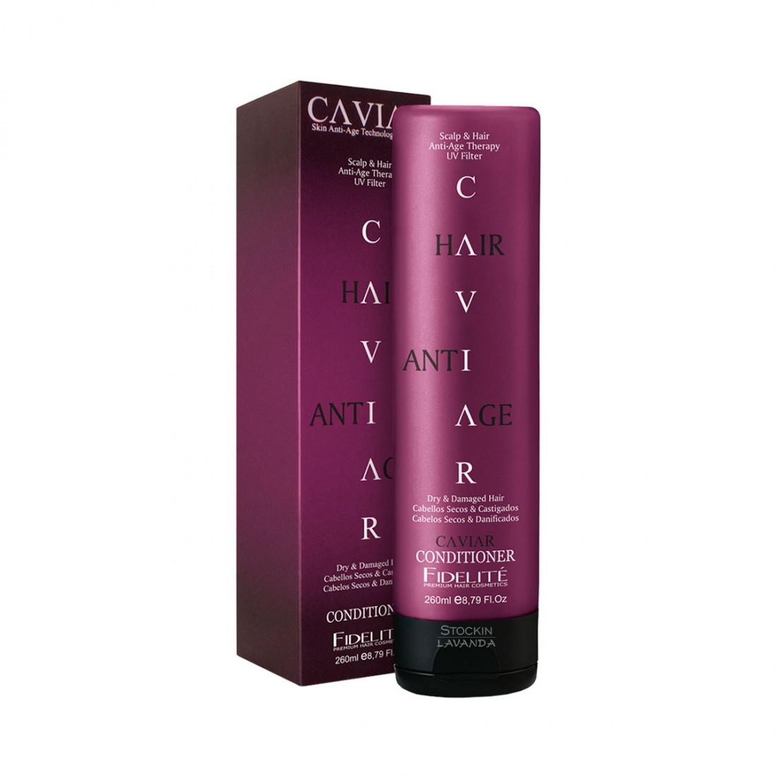 Acondicionador cabellos secos y castigados x260 Ml. - Caviar - Fidelité