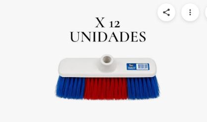 Escobillon compacto MR trapo (12u)