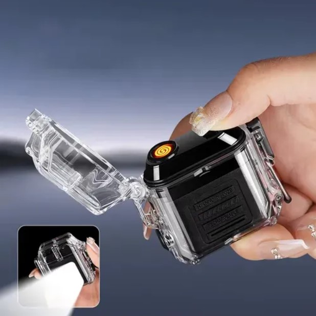 Encendedor electrónico con luz Led Recargable USB