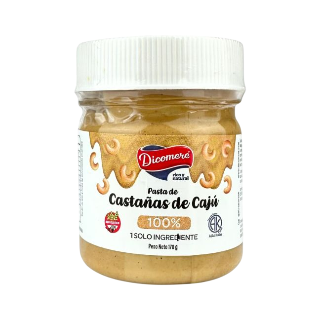 PASTA DE CASTAÑA DE CAJU S/TACC X 170 GRS DICOMERE