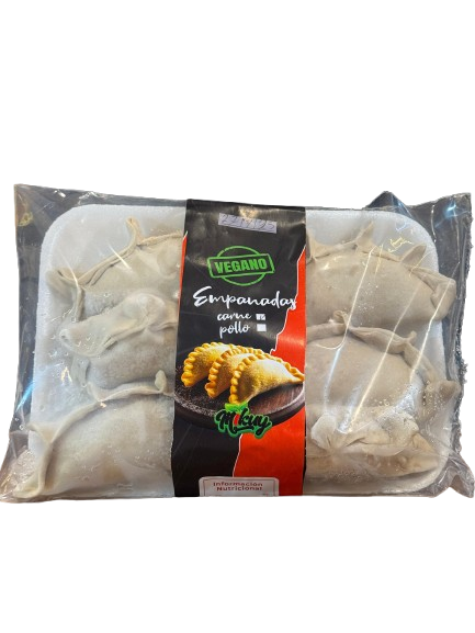 EMPANADAS DE POLLO VEGANAS X 6U. MIKUY