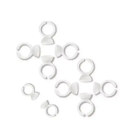 ANILLOS PESTAÑAS X10U ROSA O BLANCO
