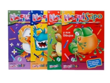 LIBRO PARA COLOREAR COLECCION MAQUICOLOR