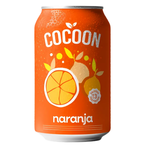 GASEOSA PROBIOTIVA NARANJA COCOON