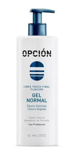 opcion gel normal efecto humedo tinico vegetal 660g ref8824