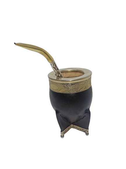 Mate Premium - Alpaca, Calabaza y Cuero