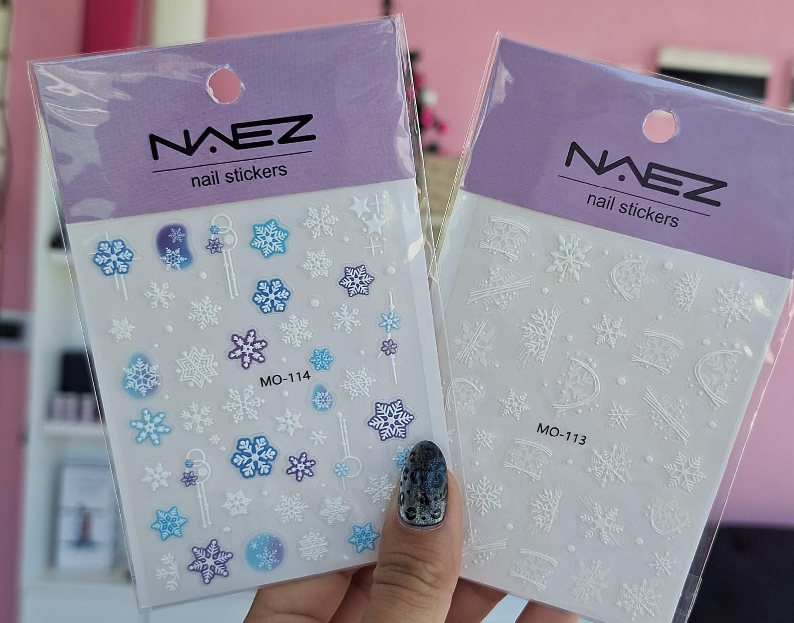 STICKERS AZUL NAVIDAD