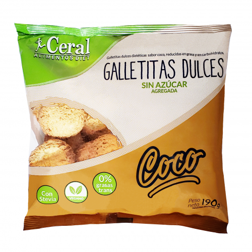 GALLETAS COCO X 190 GR CERAL