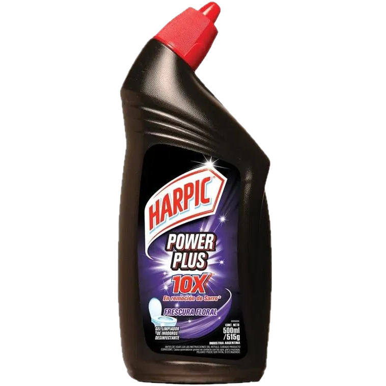 Limpia baño gel 500ml power plus floral Harpic (12)