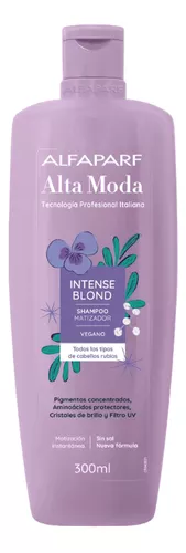 alfaparf altamoda intense blond shampoo MATIZADOR VEGANO 300ml ref 1435