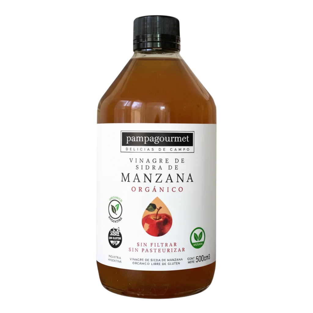 VINAGRE DE MANZANA x 500cc PAMPA GOURMET