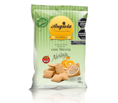 GALLETAS DE NARANJA S/AZUCAR X 120G ANGIOLA