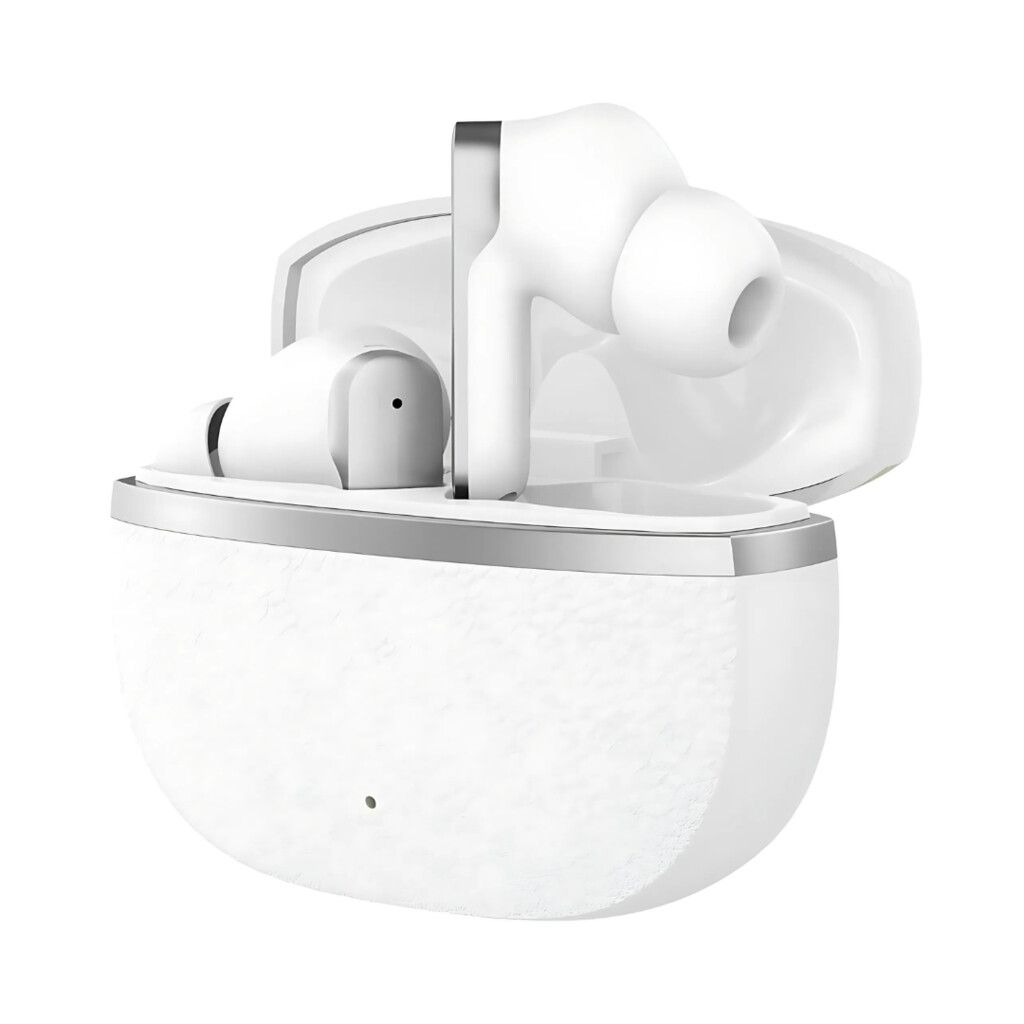 AURICULARES BT SIMIL CUERO- BLANCO