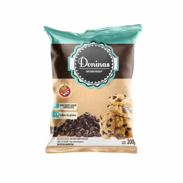 DONINAS CHIP DE CHOC. X 200 G