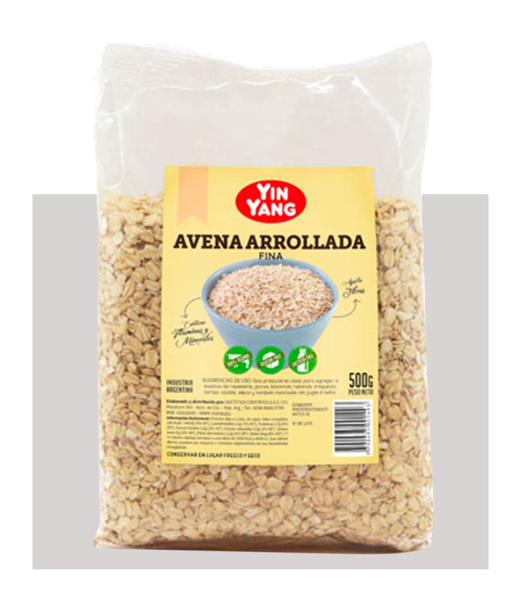AVENA ARROLLADA FINA X 500 GR YING YANG