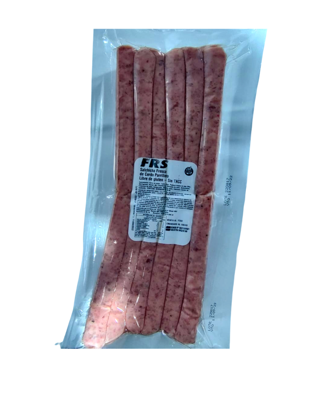 Salchicha Parrillera FRS x Kg Sin TACC