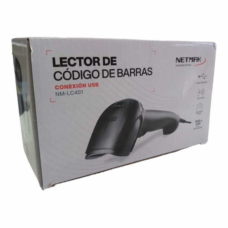 LECTOR DE COGIGOS DE BARRAS NETMAK NM-LC401