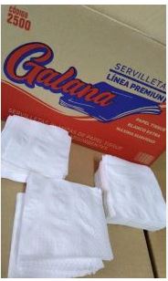 servilleta 18x21 Galana tissue premium