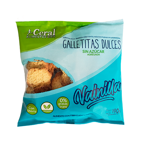 GALLETAS VAINILLA X 190 GR CERAL