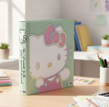 CARPETA 3X40 MOOVING HELLO KITTY