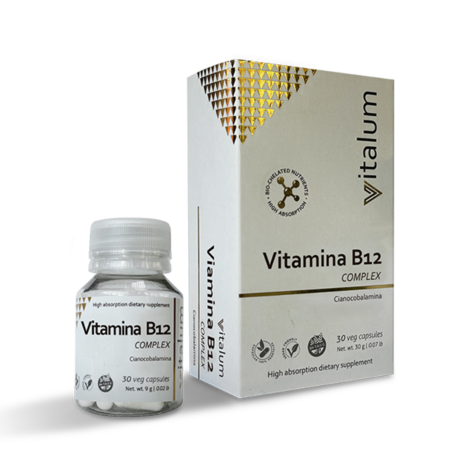 VITALUM VITAMINA B12 COMPLEX 30 CAP