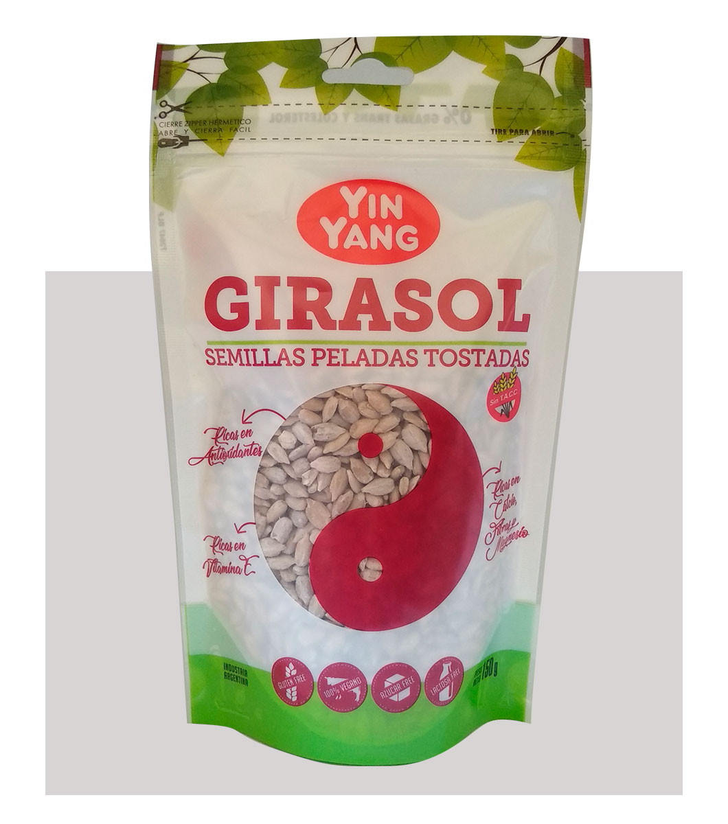 GIRASOL PELADO Y TOST. X 150 GR YING YANG