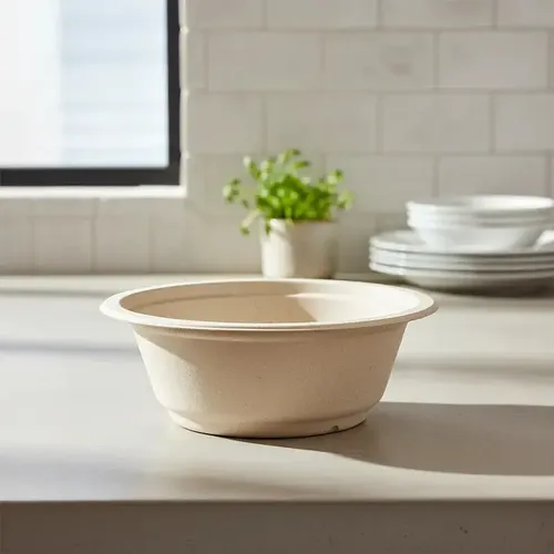 BOWL 1000 ML BIO DEGRADABLE MAIZ microonda / horno bowlba
