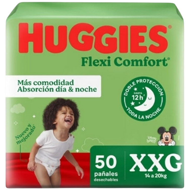 Pañal baby XXG 50u flexi comfort Huggies (2)