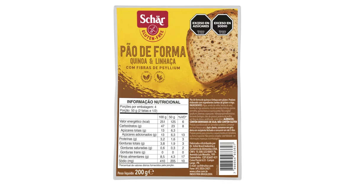 PAN CON QUINOA Y LINO X 200 GRS DR. SCHAR