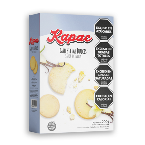 GALLETITAS DE VAINILLA X 200G KAPAC