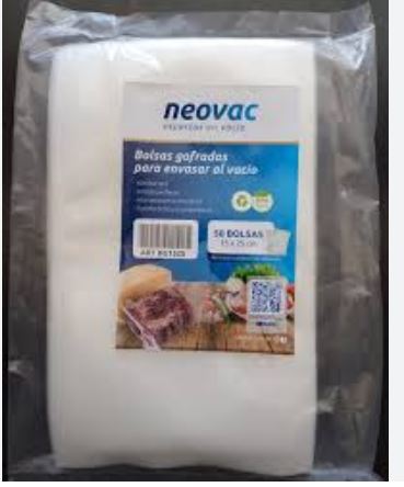 Envasar al vacio grofadas 20x30 50u