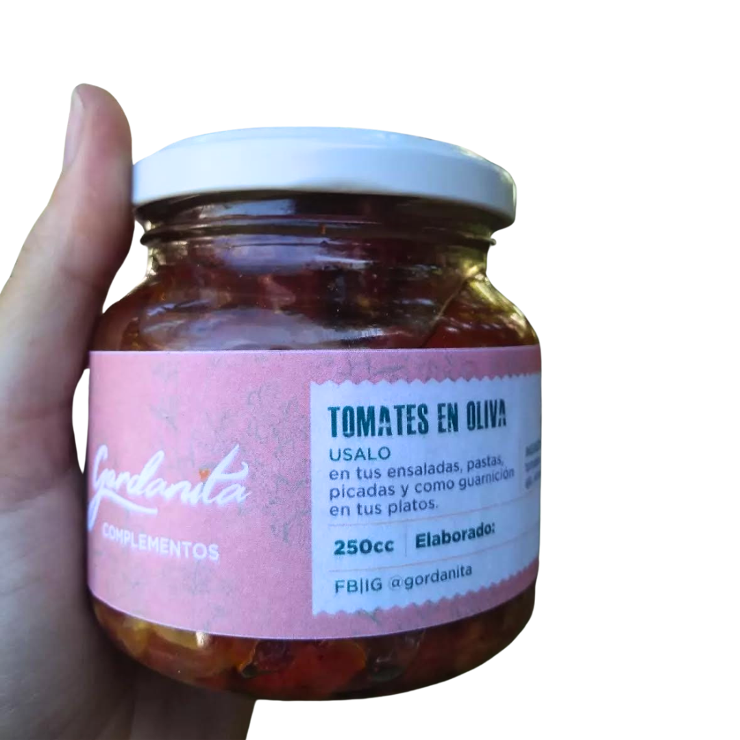 Tomates en Oliva - Gordanita - 250cc.