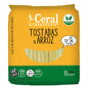 TOSTADAS ARR. S/SAL X 120 GR CERAL